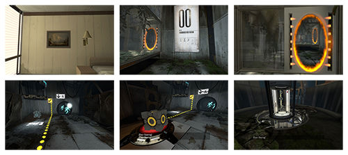 Portal offers a safe environment for players to figure out the controls while advancing in the game.