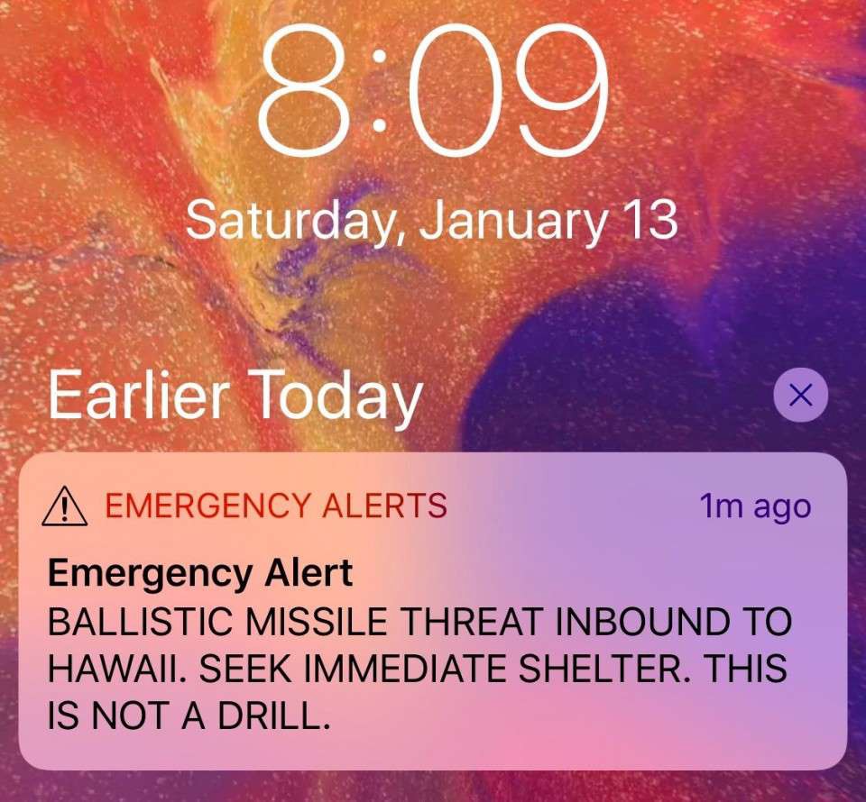 Emergency Alert Text