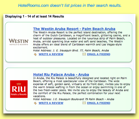 HotelRooms.com Search Results