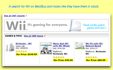 Wii Search on Best Buy