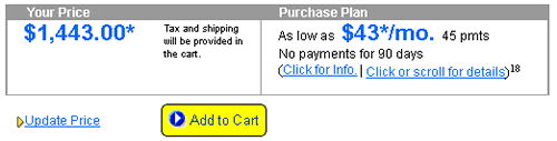 Dell.com product price description